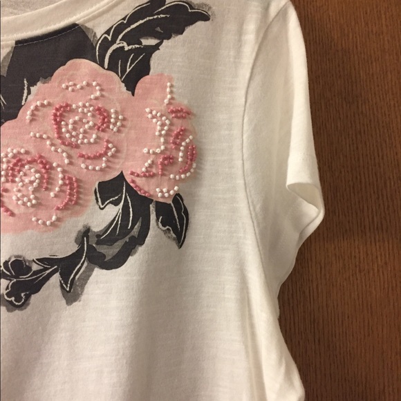 I.N.C. Cute Cap/Sleeve Tee - Picture 3 of 3